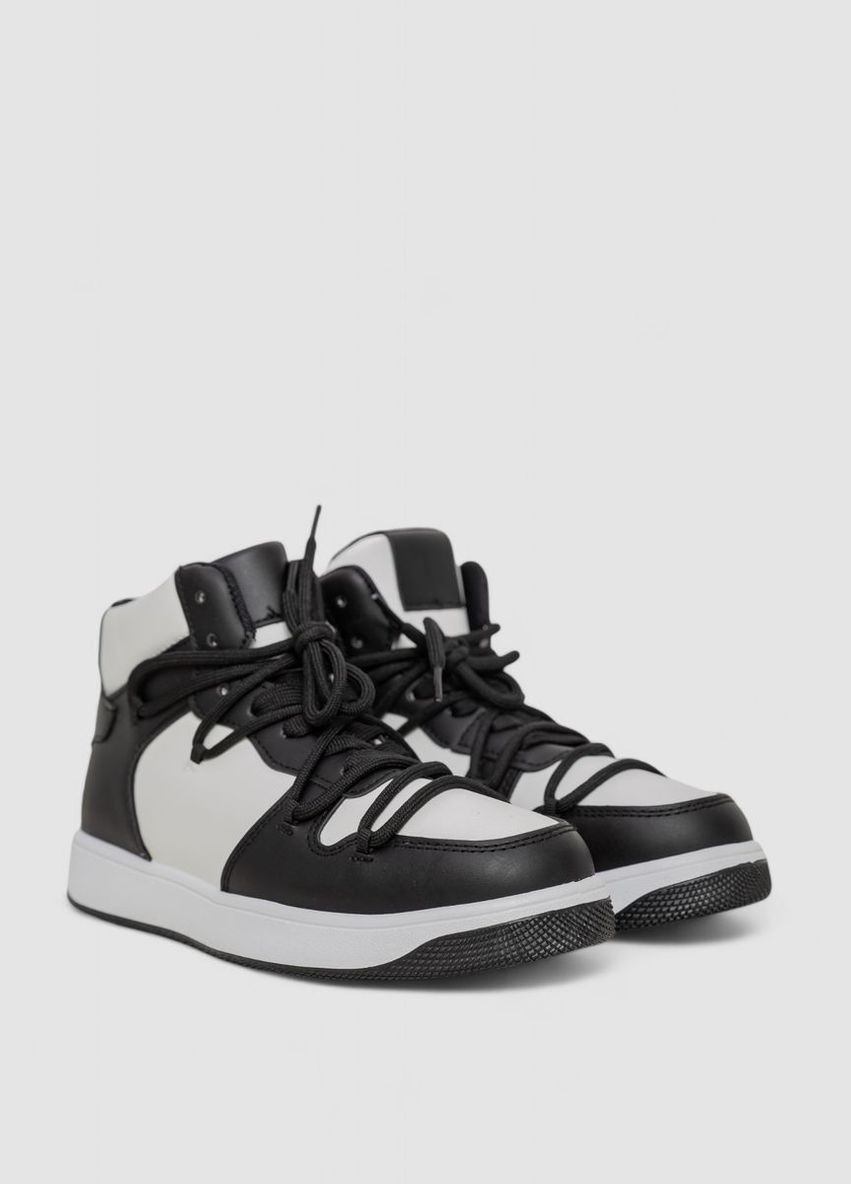 Кросівки жіночі,, 243R721 Fashion чорно-білі (364849016)