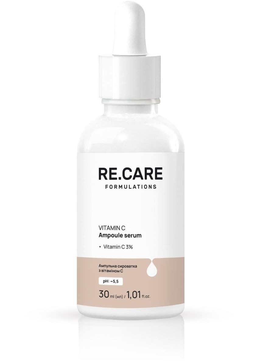 Ампульная сыворотка с витамином C Vitamin C Ampoule Serum 30ml (1518304-40622059) Re.Care (368663463)