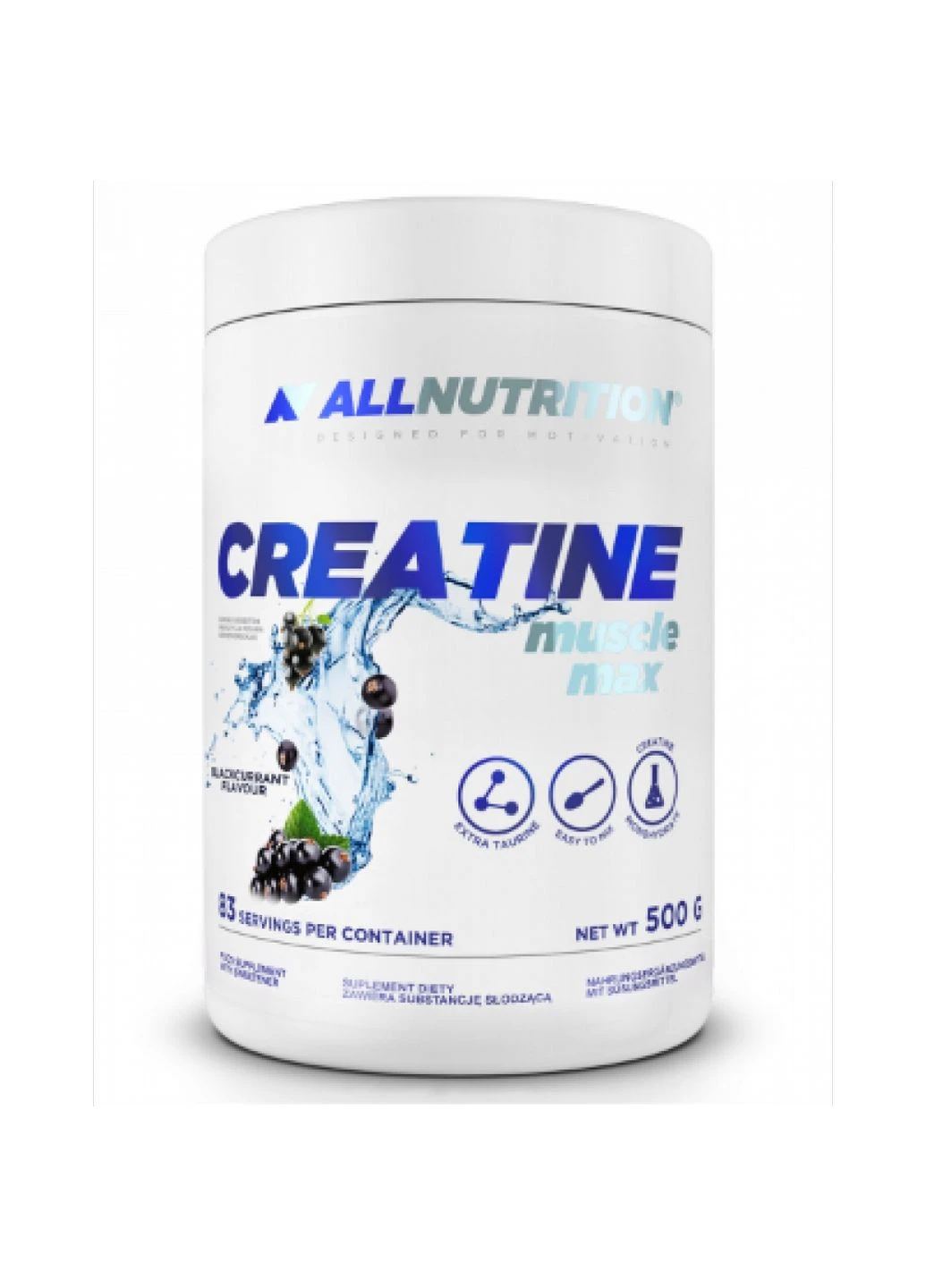 Креатин Creatine Muscle Max - 500g Strawberry Allnutrition (296190585)