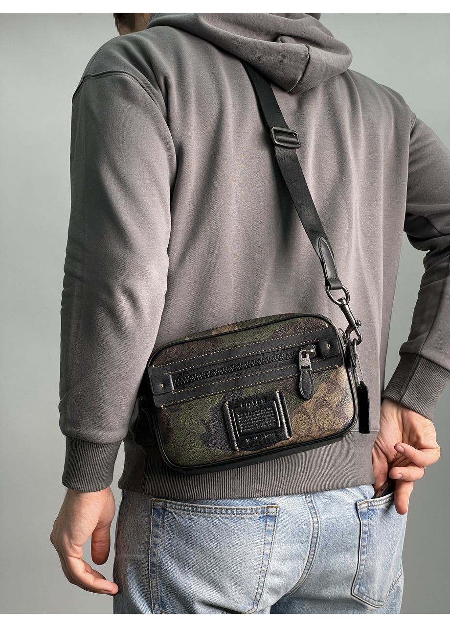Сумка чоловіча Academy Crossbody Signature Canvas Camo No Brand (360502593)