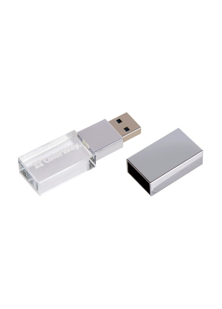 USB флеш накопитель 32GB 3.0 Transparent (CW-USBCL32) Colorway (373218528)