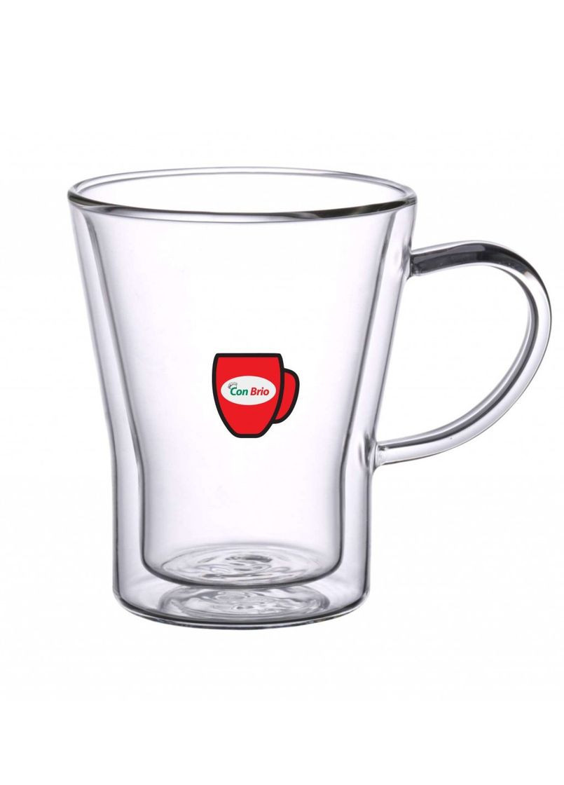 Набір чашок із подвійними стінками 6 шт 280 мл Сon Brio СB-8528 Con Brio (348168792)