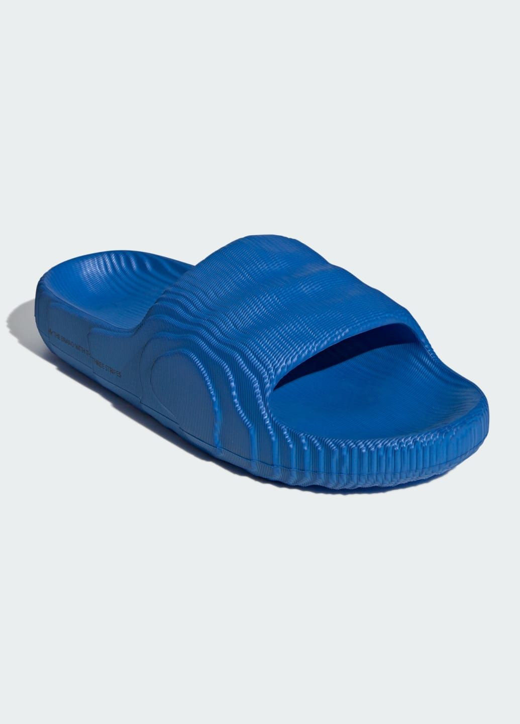 Синие спортивные шлепанцы adilette 22 adidas