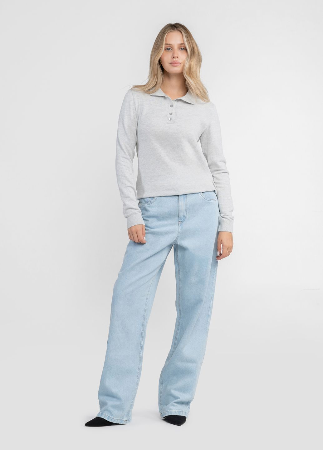 Поло жіноче сірий Arber Polo Knit FW AM1 (361109158)