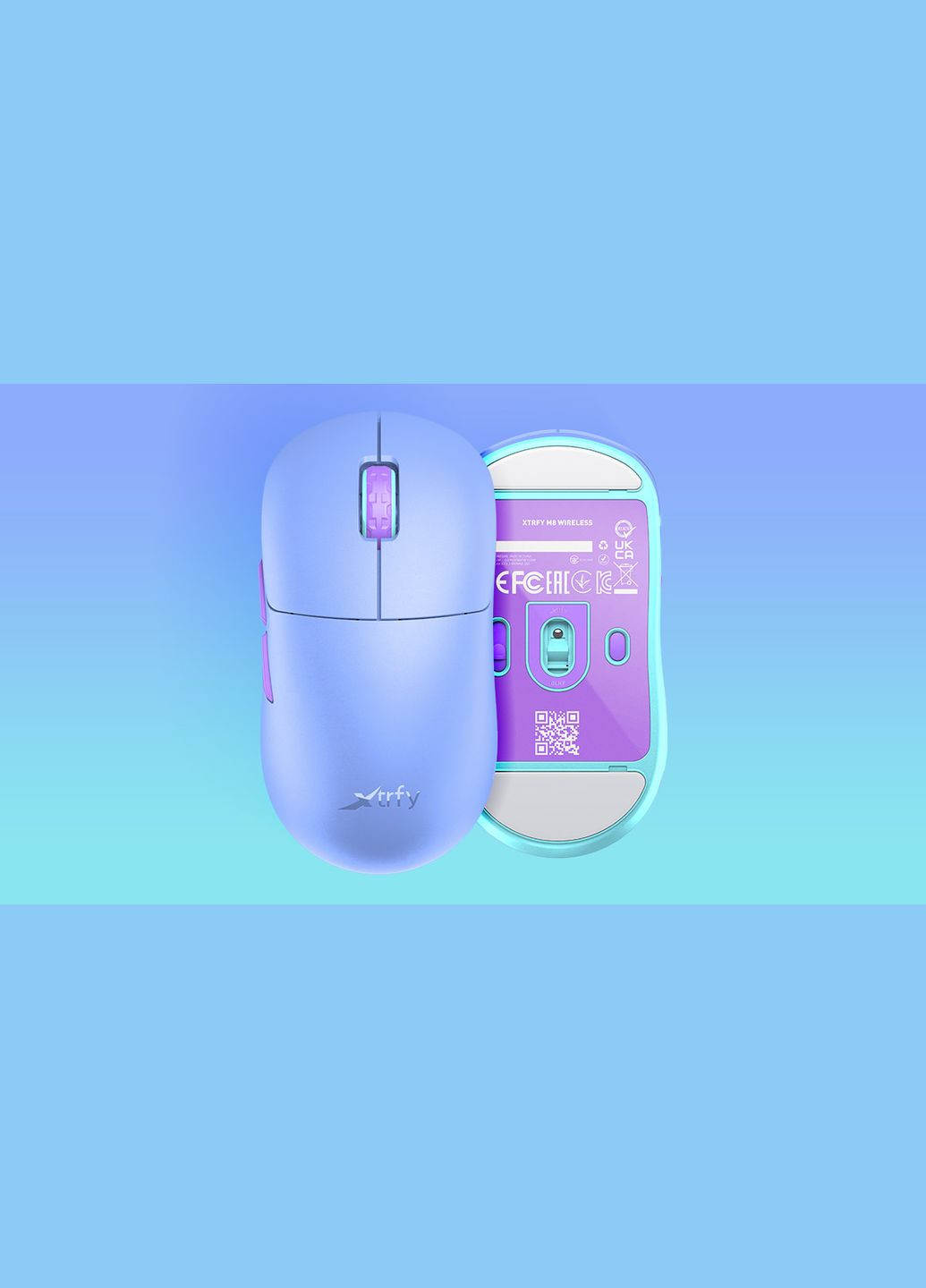 Миша M8 WIRELESS Frosty Purple Xtrfy (315602800)