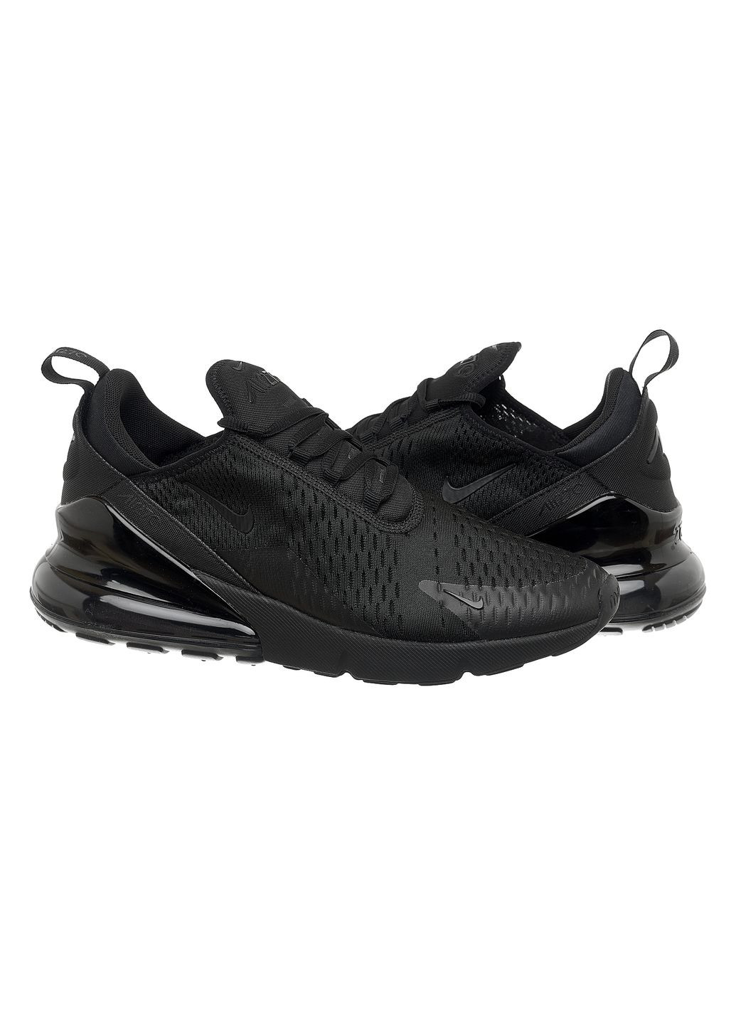 Черные летние кроссовки мужские air max 270 black (ah8050-005) Nike