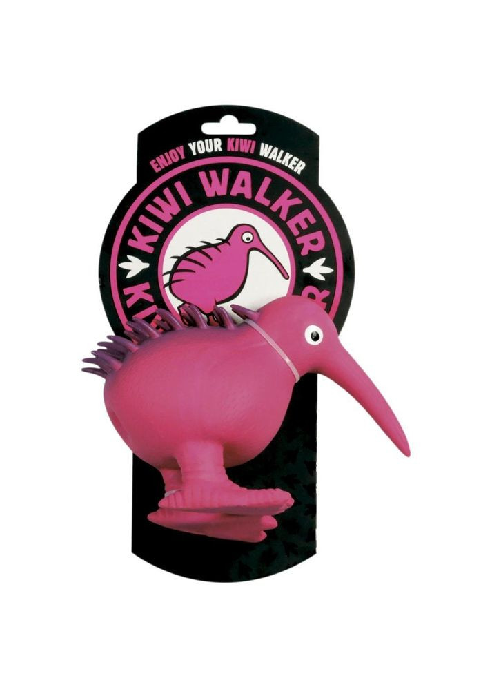 Іграшка для собак Птах Ківі рожевий 8,5 см Kiwi Walker (362700898)