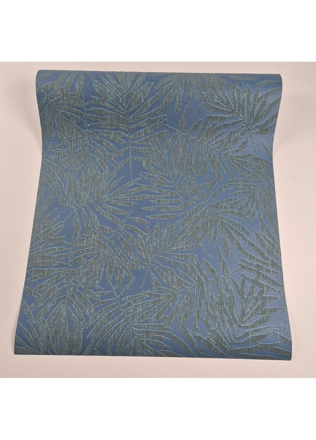 Виниловые обои 0.53 × 10.05 м 94133, синие с узором для гостиной, спальни, офиса MARBURG (368895612)