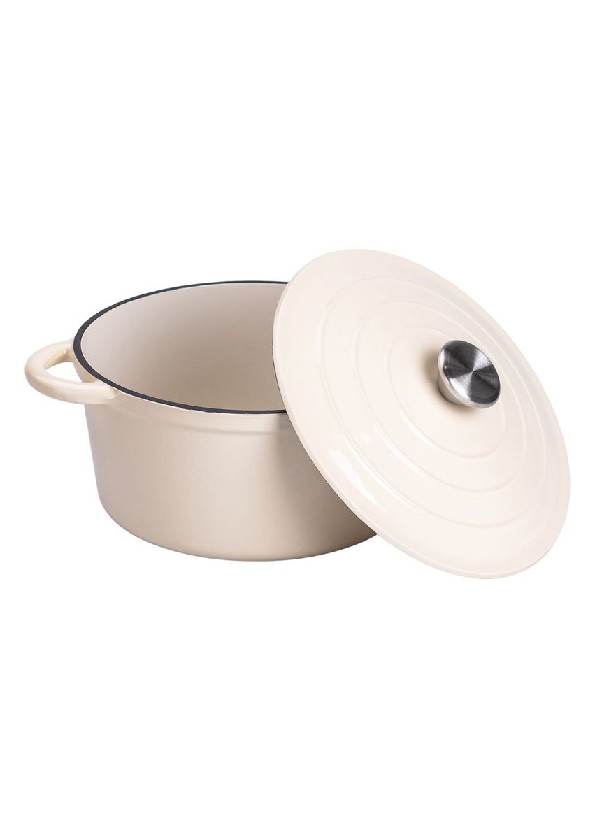 Набор чугунной посуды для приготовления 3 кастрюли и сковорода с эмалированным покрытием HP-1-6 No Brand (353503422)