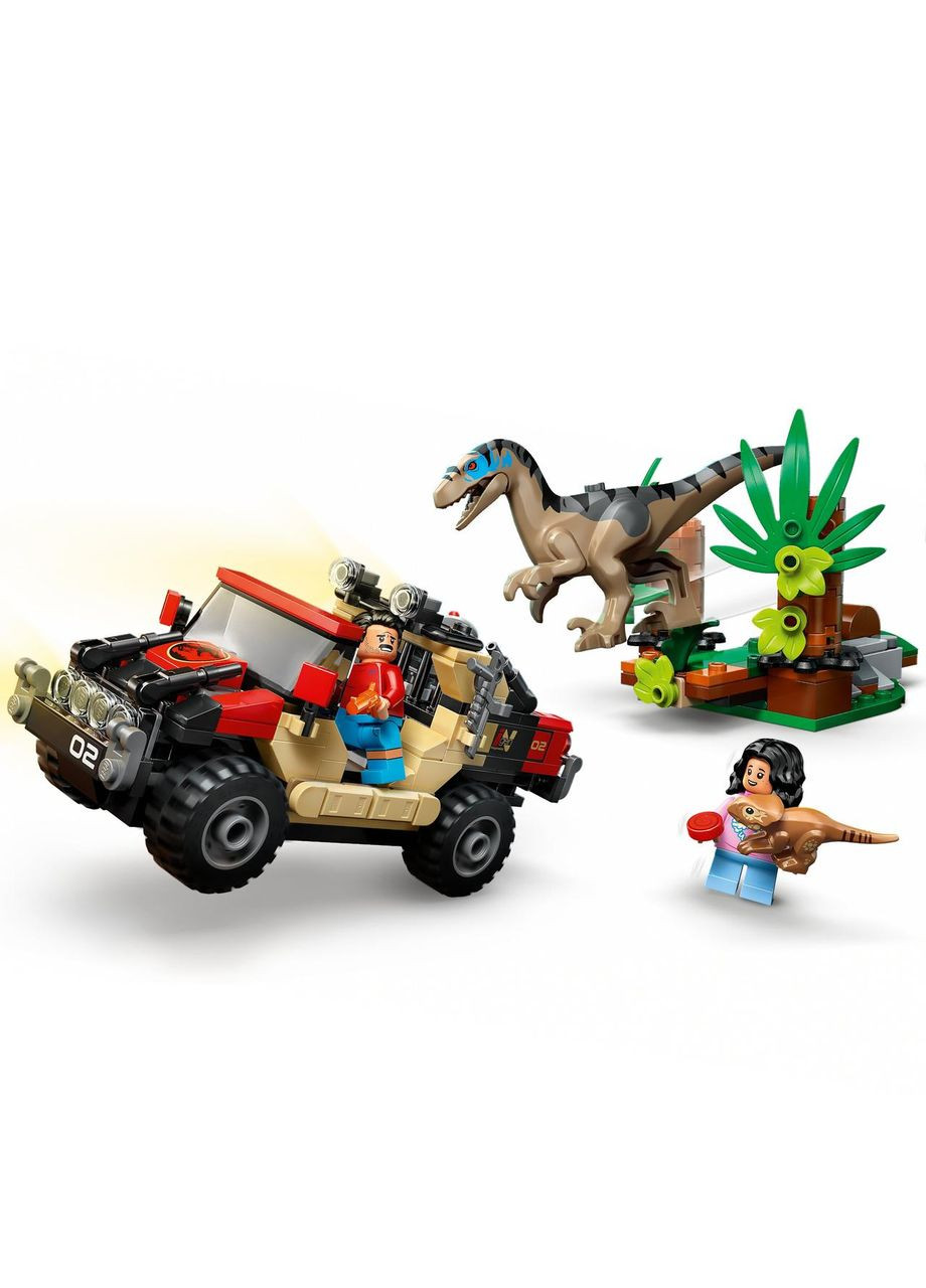 Jurassic World Побег по бездорожью от раптора 76972 Lego (372012536)