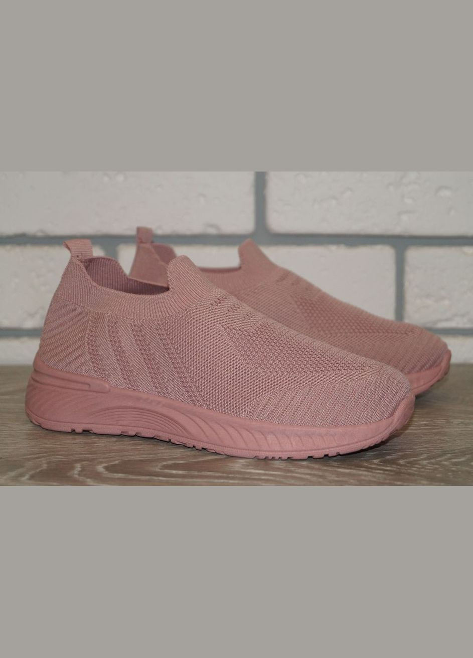 Рожеві осінні кросівки текстильні для дівчинки рожеві Yalike