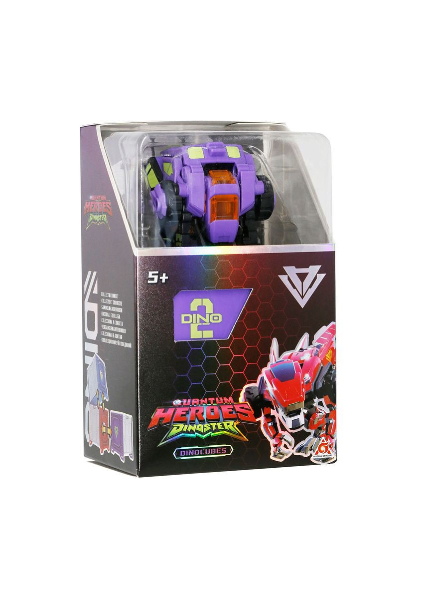 Динозавр-трансформер Пурпуровий Раптор-бот DINOSTER (342752382)