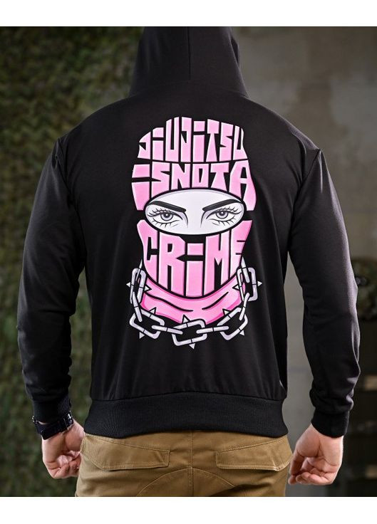 Стильне чоловіче худі Manto чорне No Brand (361444817)