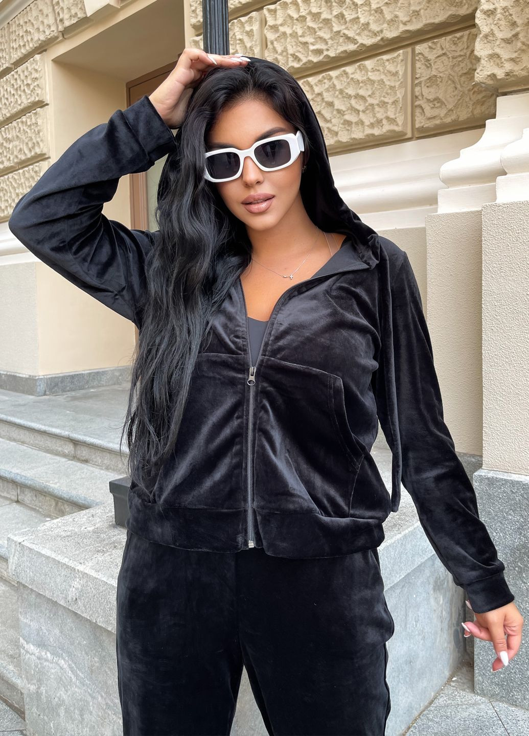 Велюровый спортивный костюм на молнии Modena (322721965)