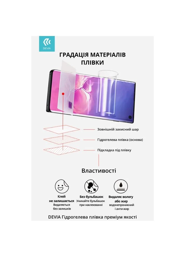Захисна плівка для Samsung Flip 7 (DV-SM-FL7M) Devia (352061111)