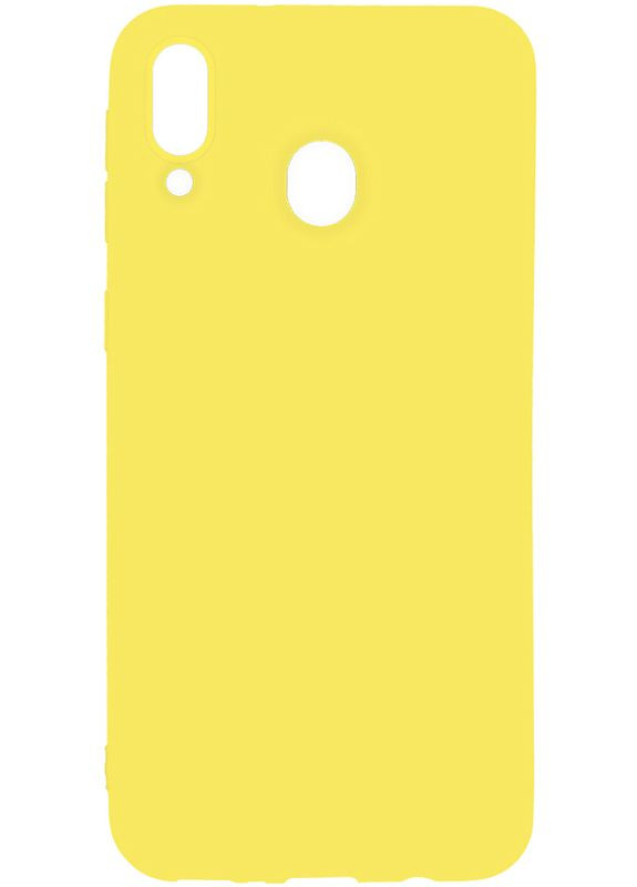 Чехол-накладка 1mm Matt TPU Case Samsung Galaxy M20 Yellow Toto (301780381)