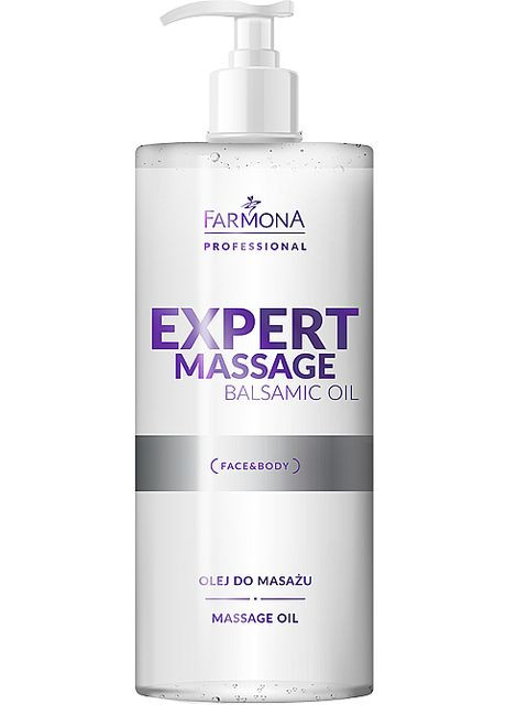 Гипоаллергенное массажное масло Expert Massage Balsamic Oil 500ml (1083408-137068) Farmona (368857035)