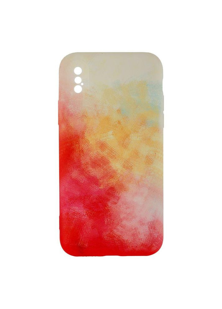 Чохол Figura with Frame для iPhone X/Xs Бежево-червоний OtterBox (305214962)