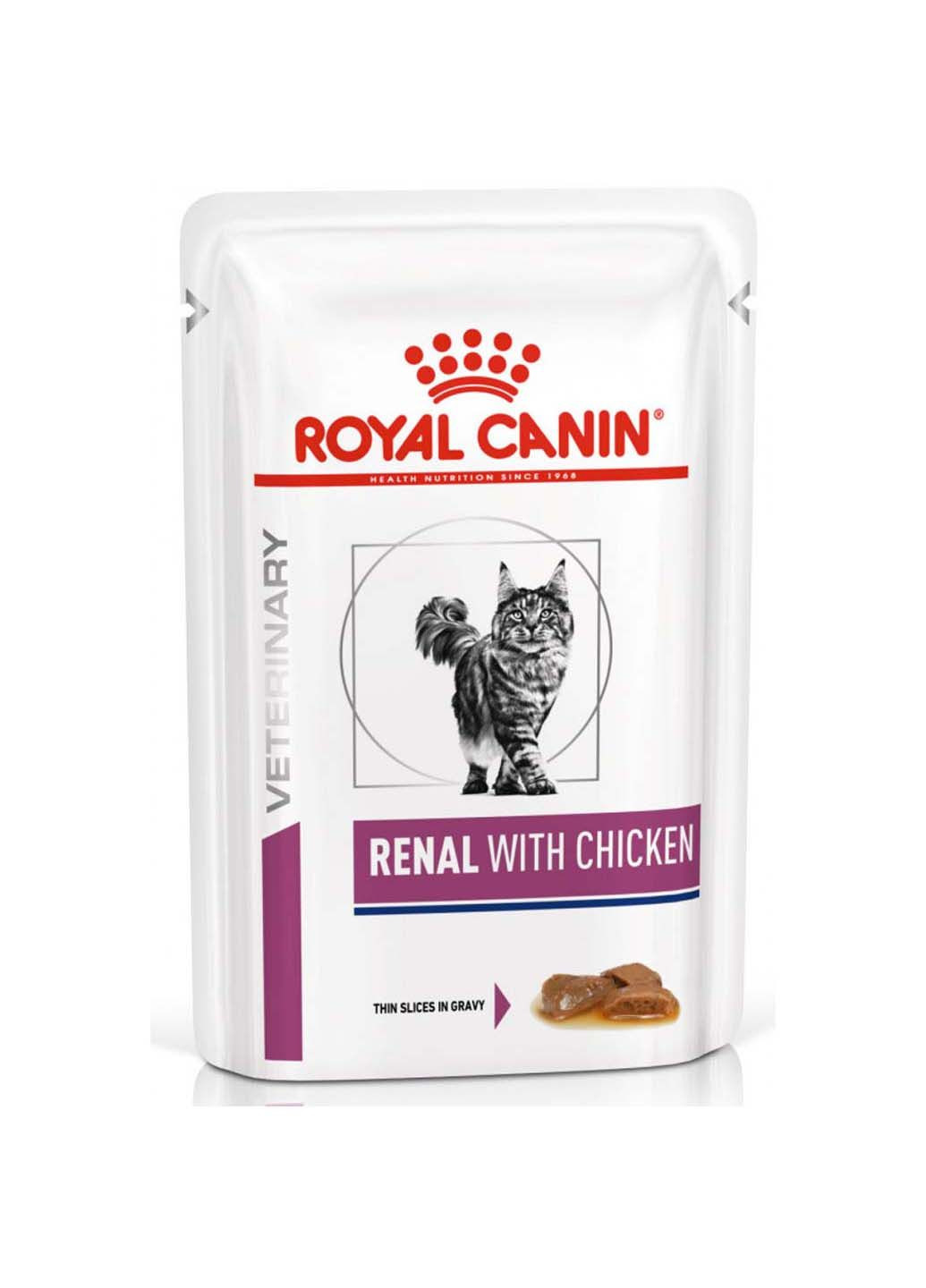 Паучи RENAL FELINE CHICKEN Pouches 85 г Royal Canin (286472642)