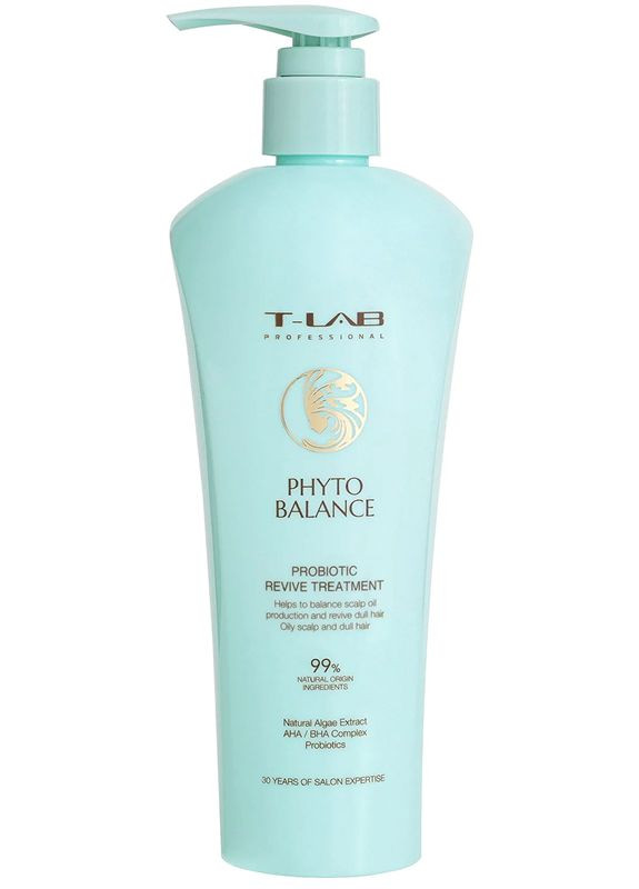 Кондиционер с пробиотиками для волос Phyto Balance Probiotic Revive Treatment, 300 мл T-Lab Professional (352175896)