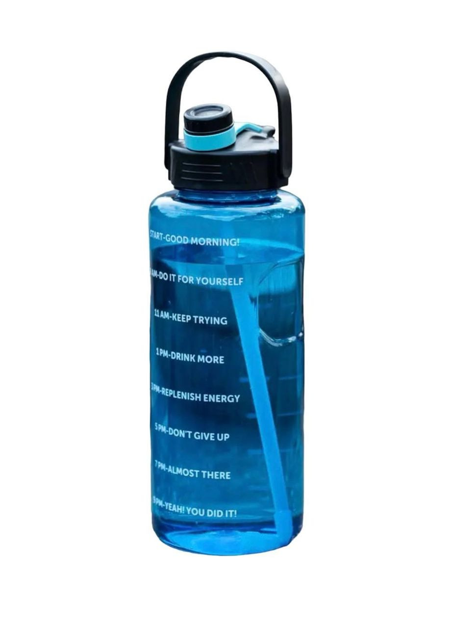 Пластиковая бутылка для воды 1100 мл. Синяя No Brand (282823639)