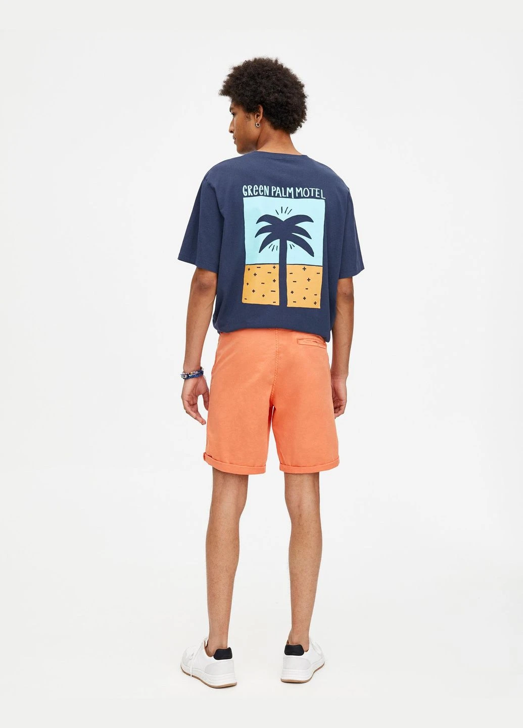 Шорты,оранжевый, Pull & Bear (297153868)