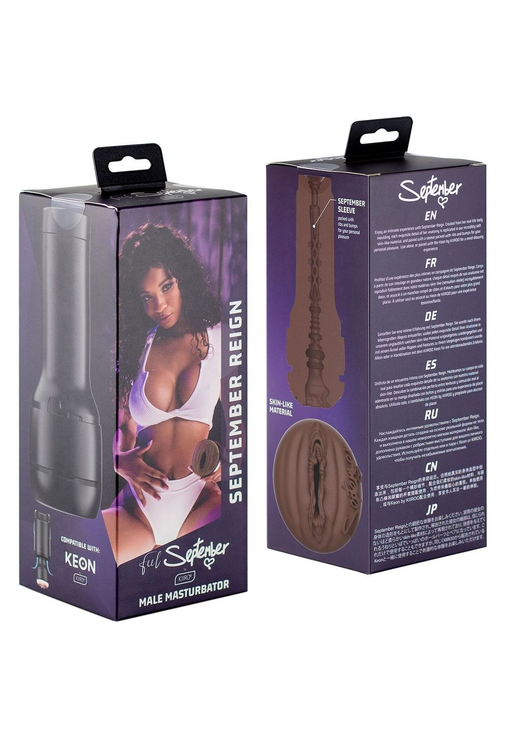Мастурбатор Feel September Reign, вагина порнозвезды Kiiroo (296627331)