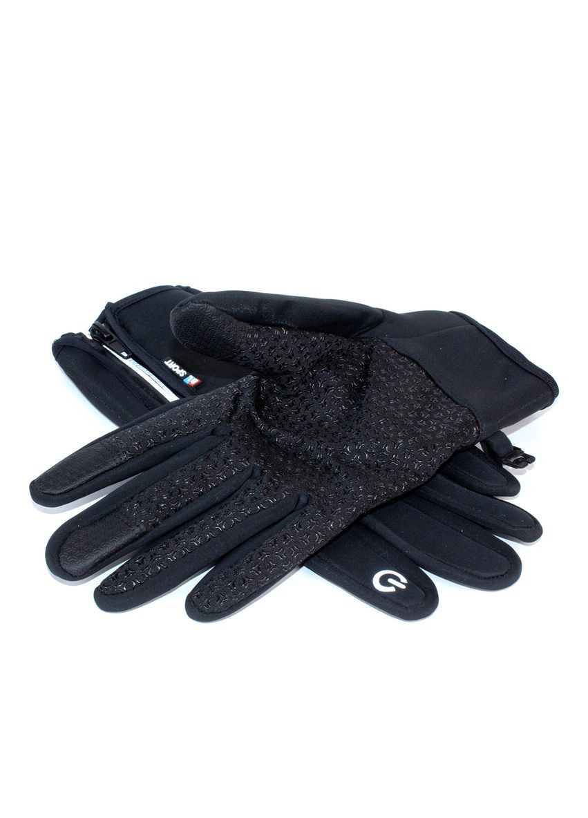 Рукавиці зимові тактичні STORM вітро та вологозахисні з утепленням Чорні XL UAD (306459166)