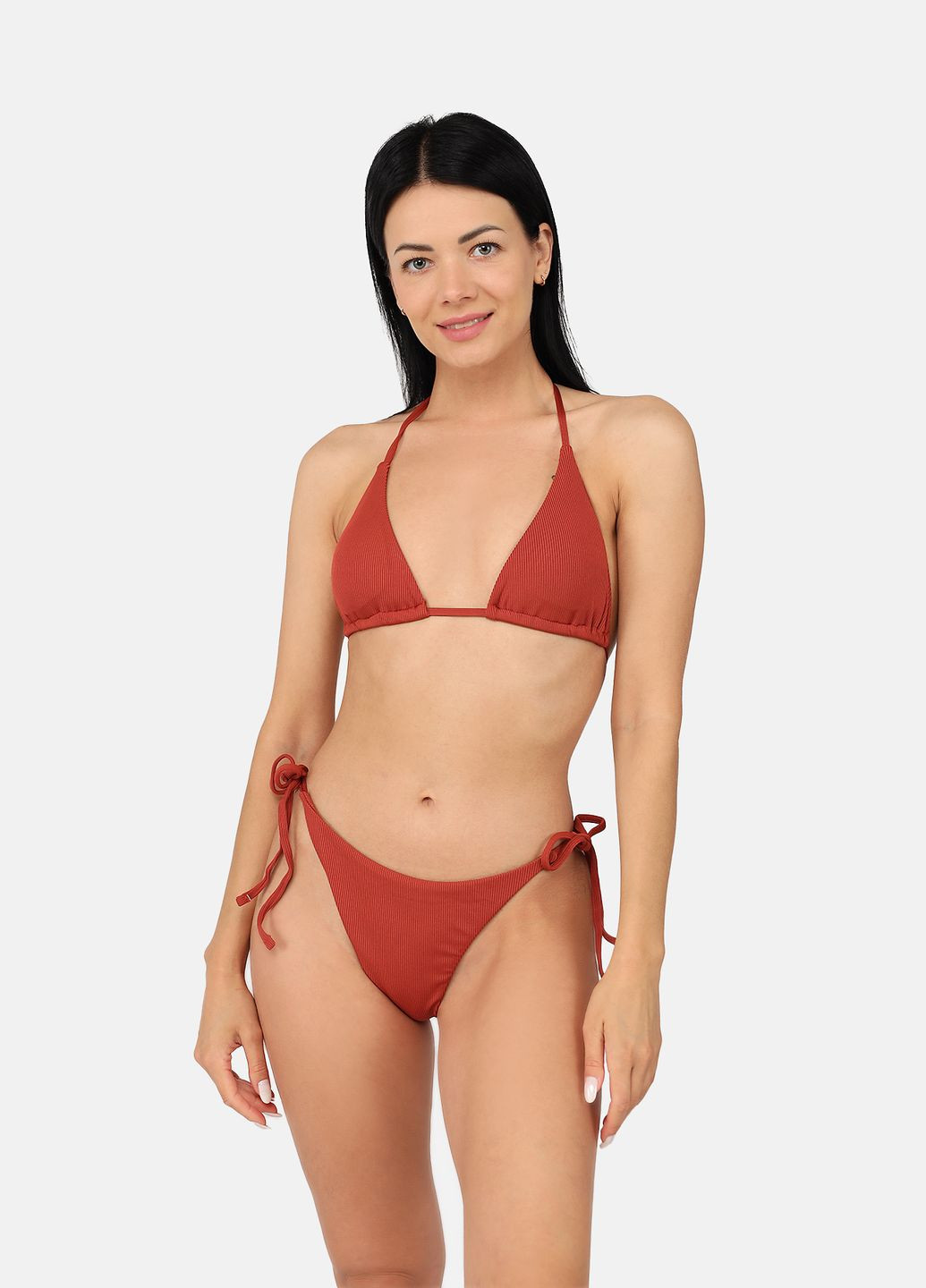 Коричневий літній плавки бразильяно жіночі колір теракотовий cb-00268398 No Brand