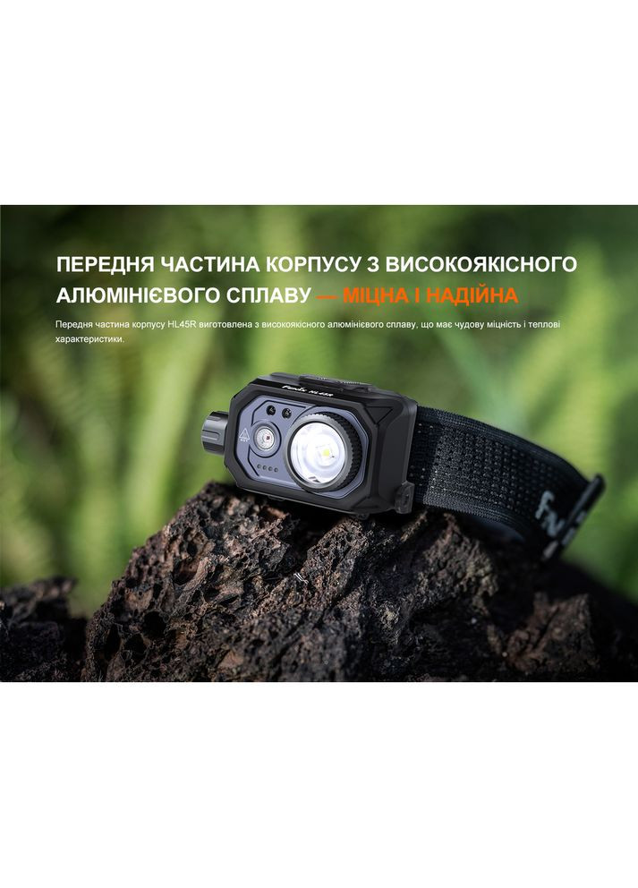 Фонарь налобный HL45R LED с бесконтактным датчиком Fenix (353502040)