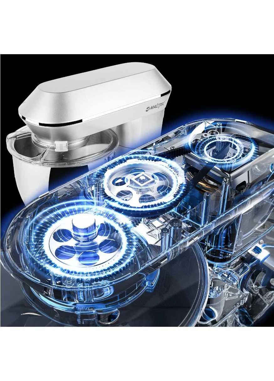 Тістоміс міксер планетарний 2200W Silver Maltec (337342285)