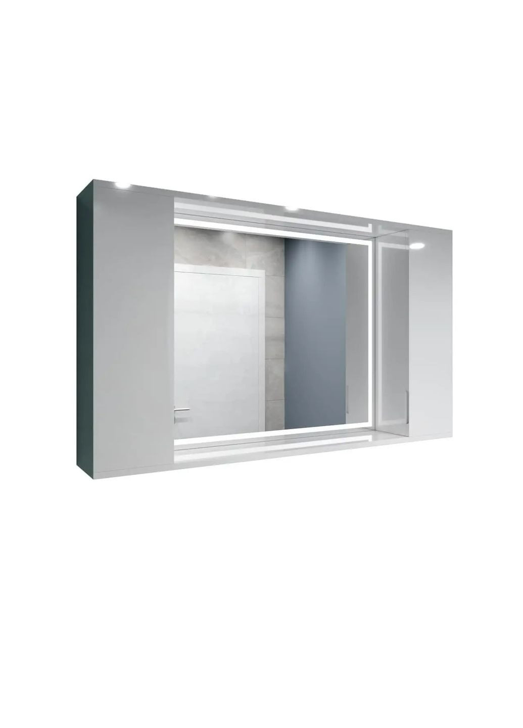 Зеркальный шкаф ШК31 с LED подсветкой 1200х700х160 мм No Brand (313594813)