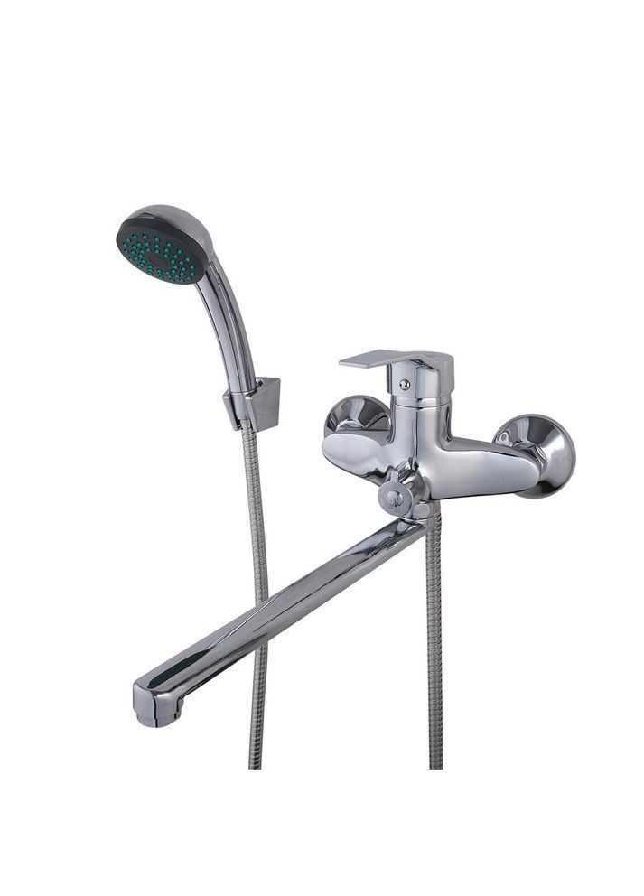 Смеситель для ванны F22063 с длинным изливом, латунь, хром Frap (373267093)