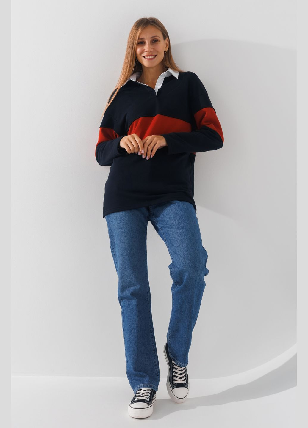 Поло з візерунком жіночий WTC02407 shop (2000990791825) LAWA (307054622)