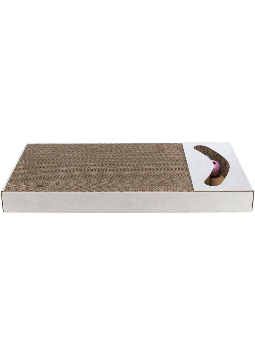 Когтеточка XXL картон с двумя шариками 70х6х38 см (4011905480329) Trixie (279561176)