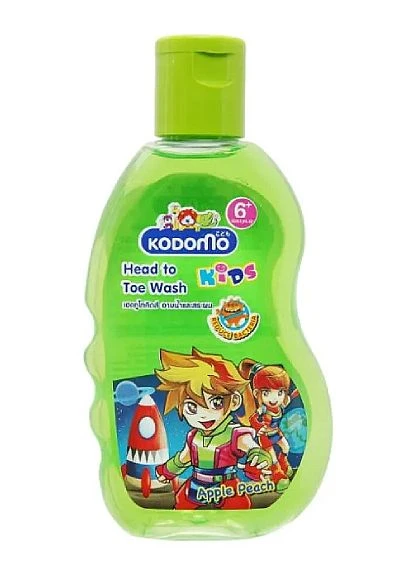 Дитячий шампунь «Від маківки до п'ят. Яблуко» Head To Toe Wash Shampoo 200ml (1060016-186597) Kodomo (380704780)