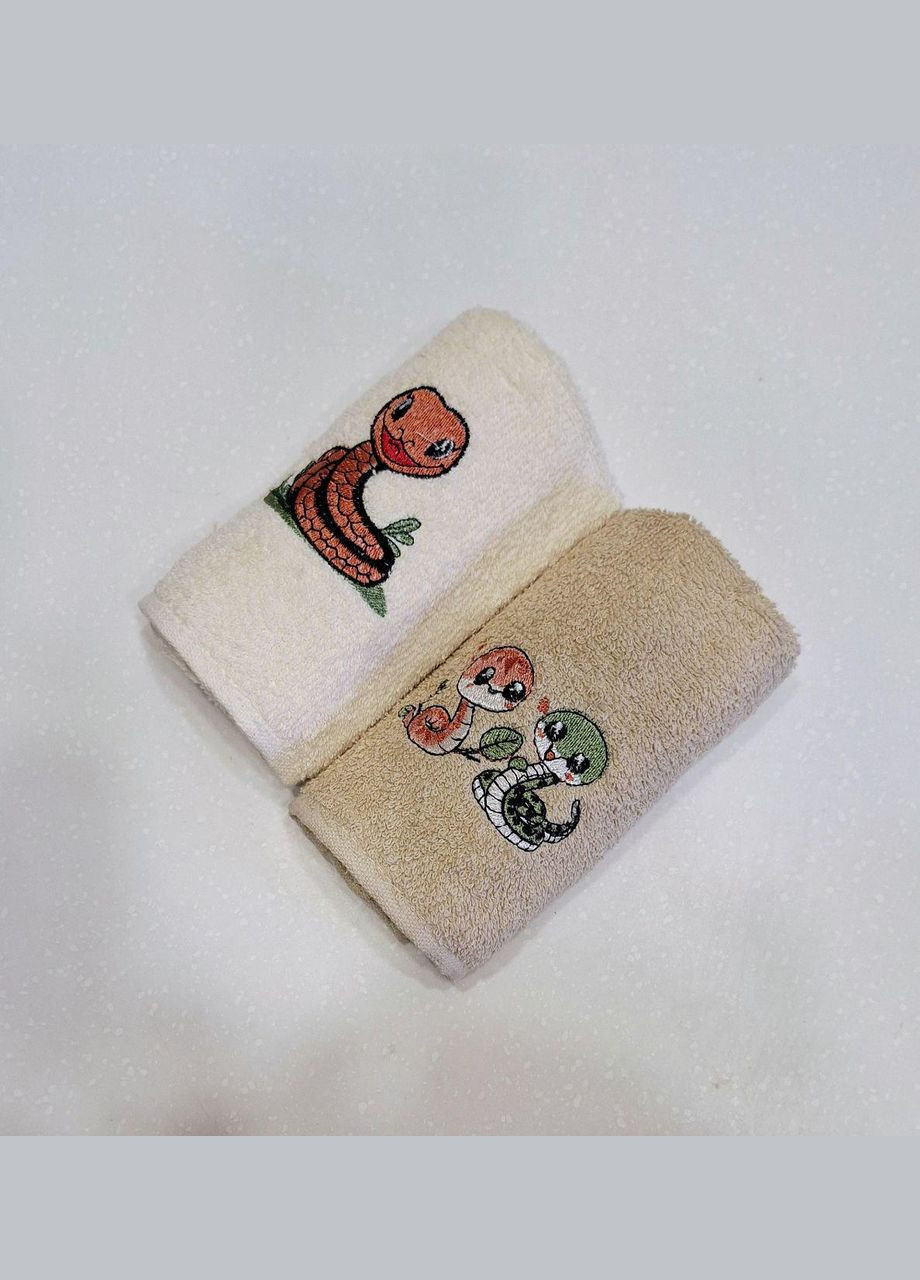 Полотенце кухонное Змейка 2-ка (Символ 2025) Turkey комбинированный