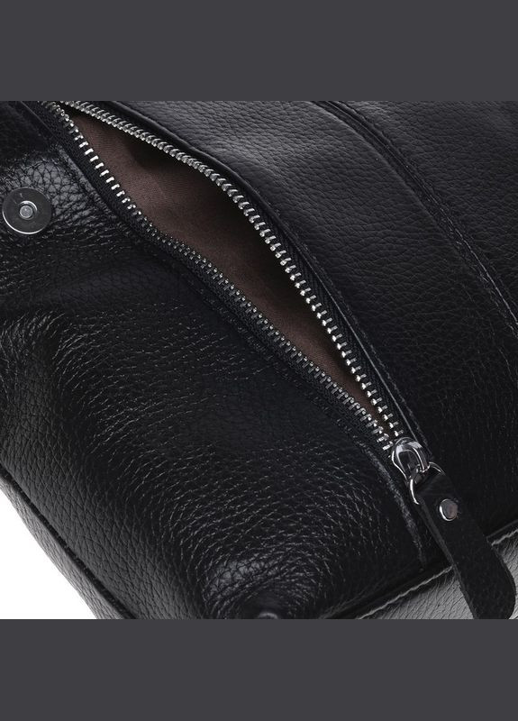Мужская кожаная сумка K15103-black Borsa Leather (322190037)