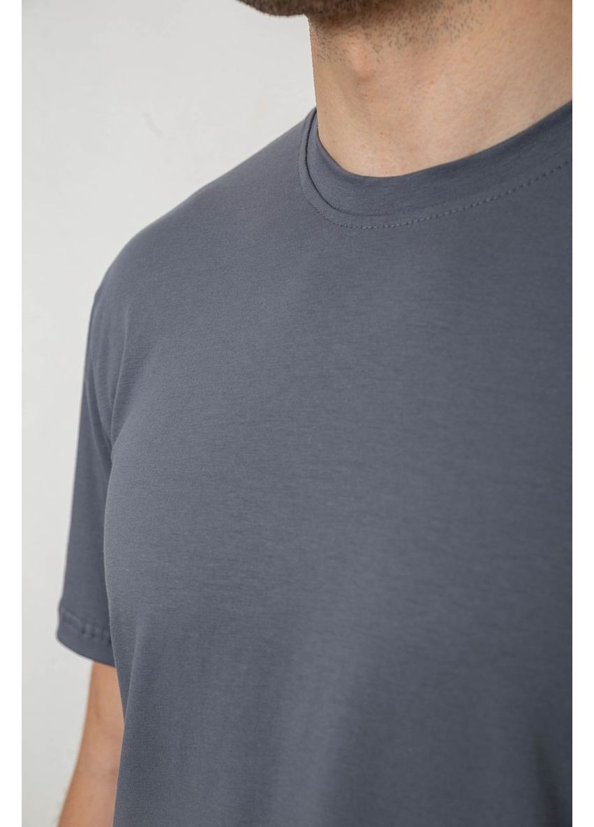 Сіра футболка чоловіча однотонна Annabelle 238R155