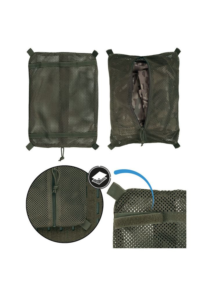 Підсумок універсальний сітчастий Sturm Mesh Bag with VelcroOlive Mil-Tec (316319755)
