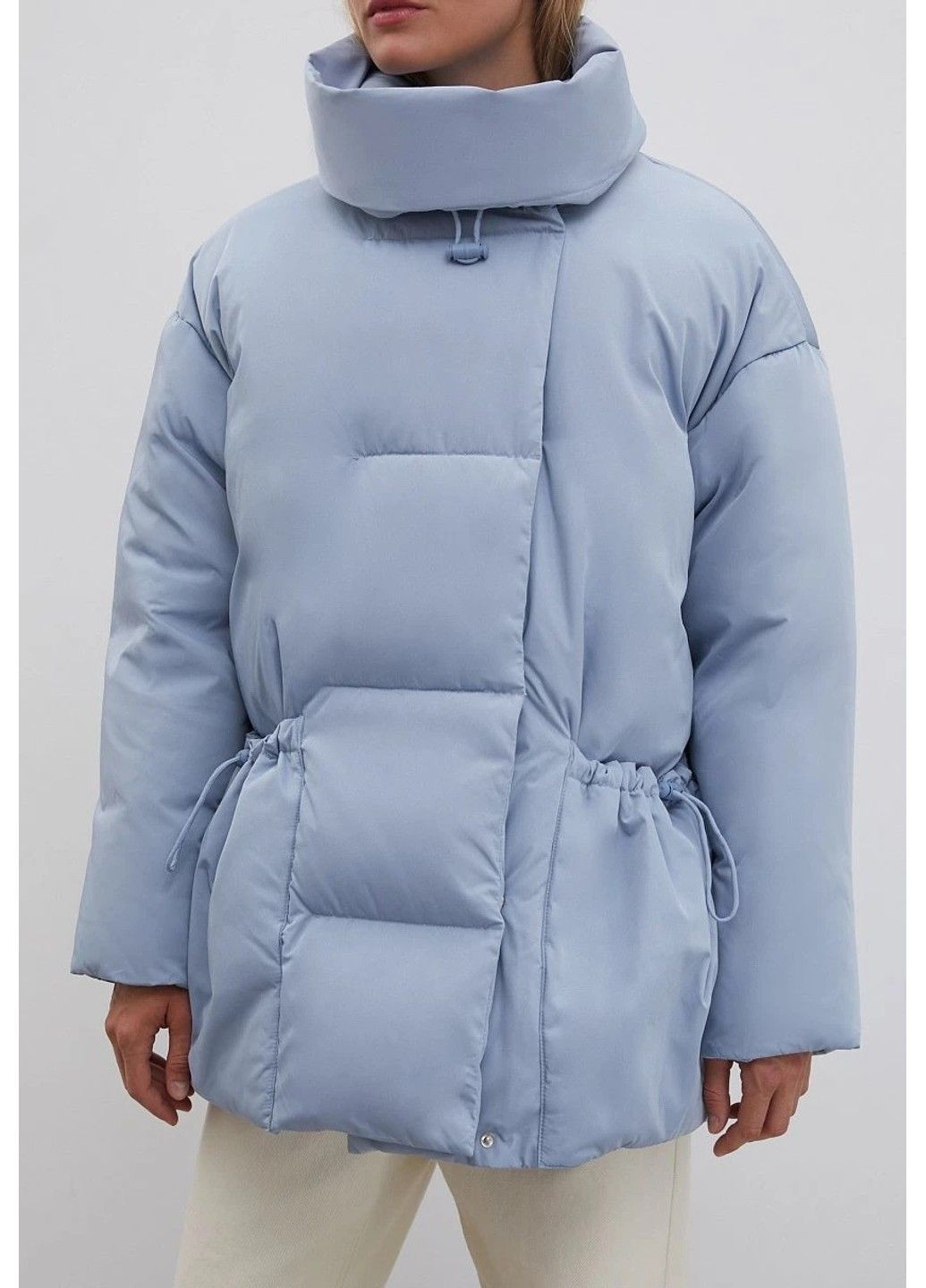 Голубой зимний Пуховик Finn Flare