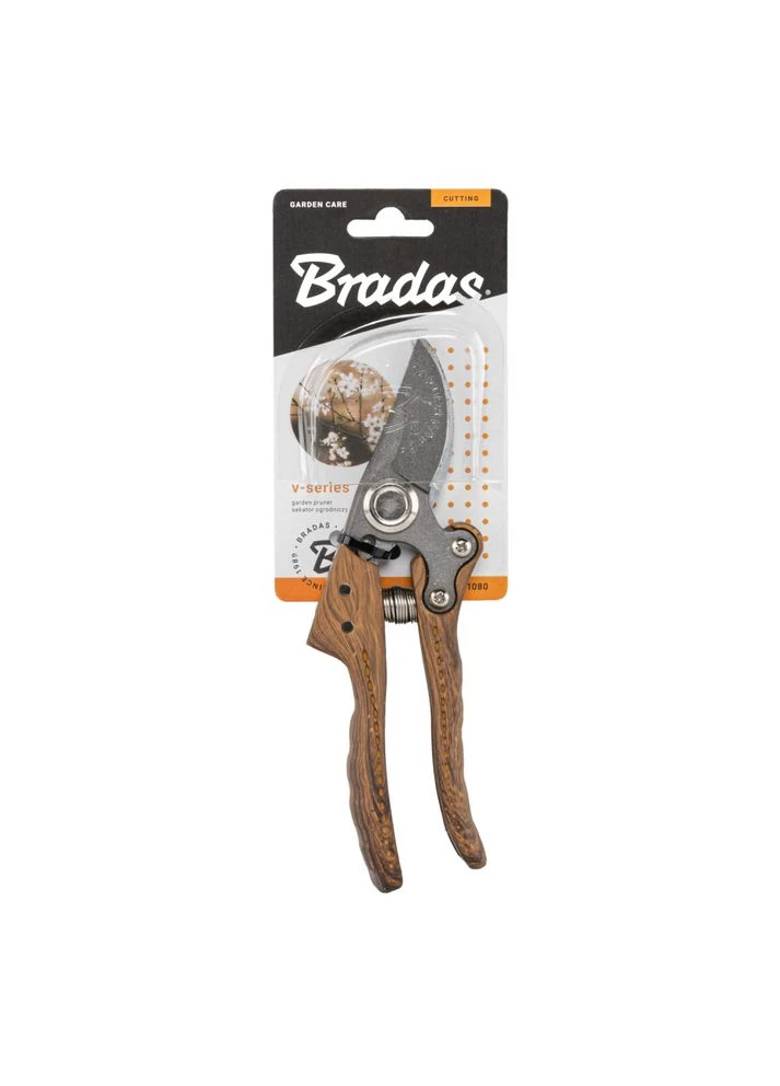 Секатор з перехресними лезами, V-SERIES, сталь SK5, KT-V1080 Bradas (382896986)