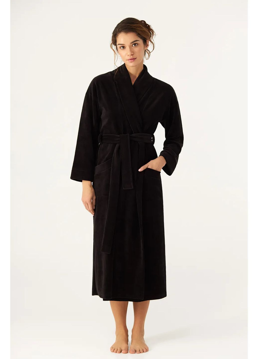 Халат жіночий MARGO чорний 207/01/02 Ellen (373216345)