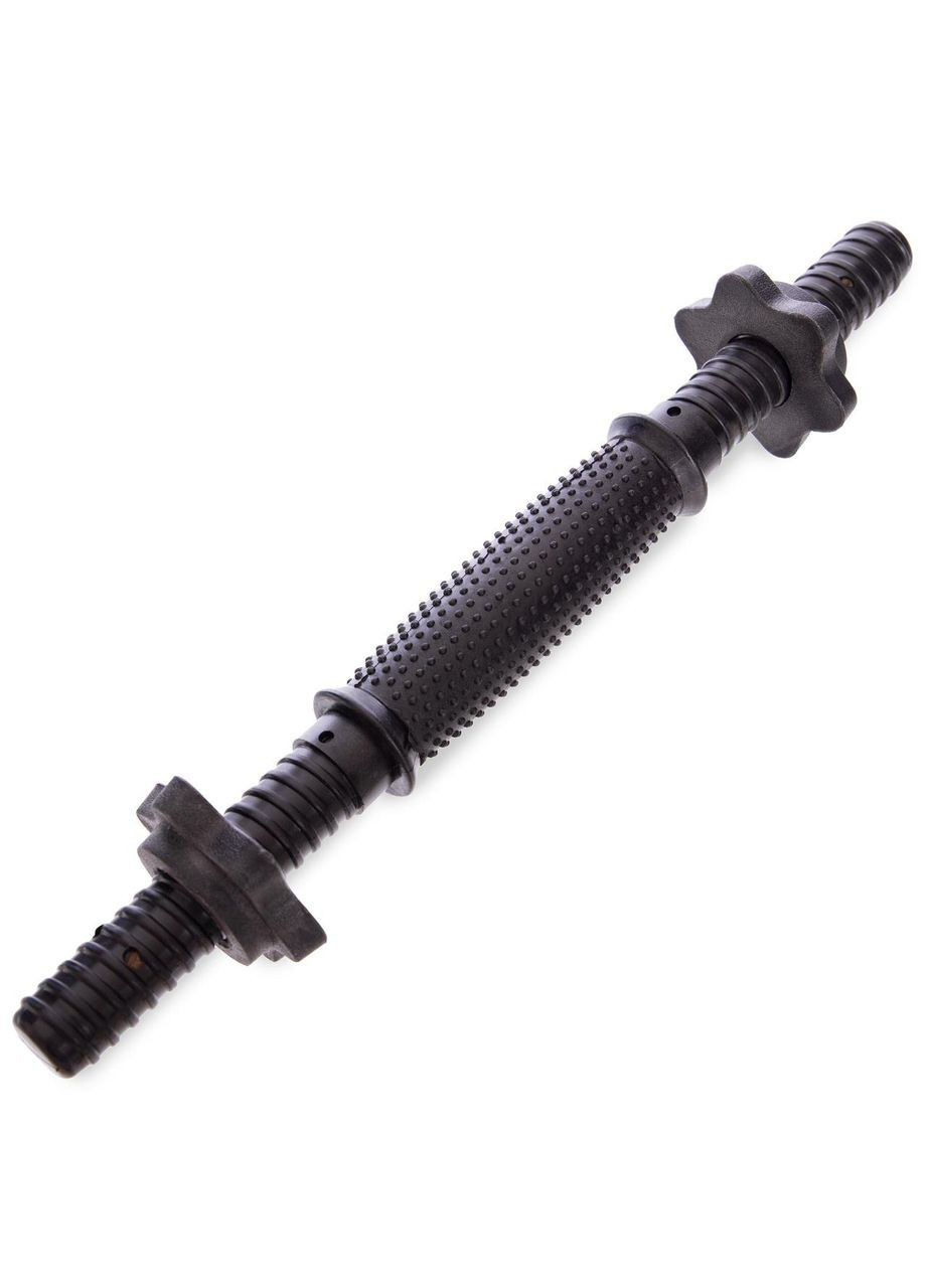 Гриф гантельний 1 шт пластиковий із гумовою ручкою Sport Lux 35 см 25 мм No Brand (363985142)