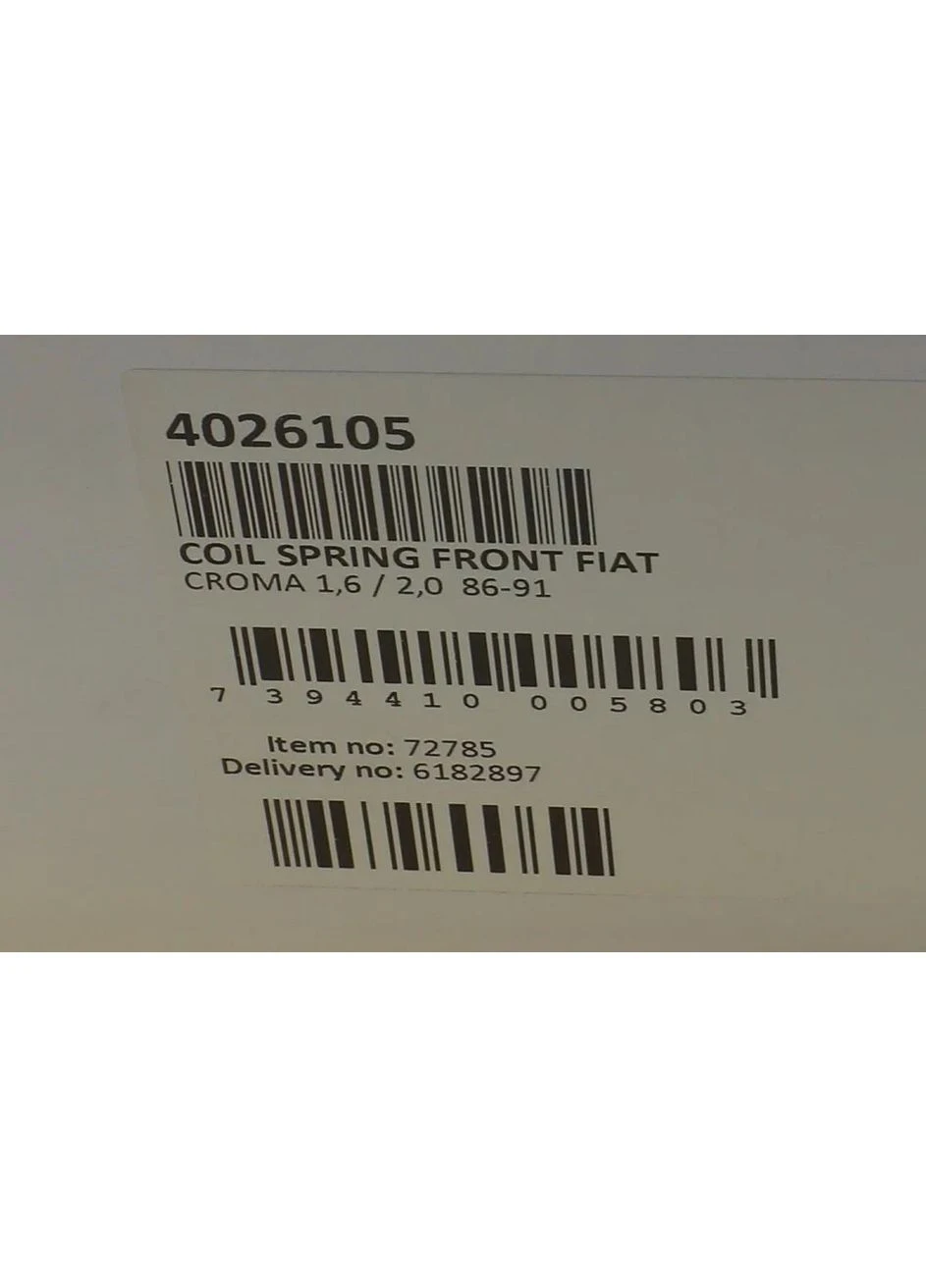 Пружина підвіски 4026105 No Brand (360484710)