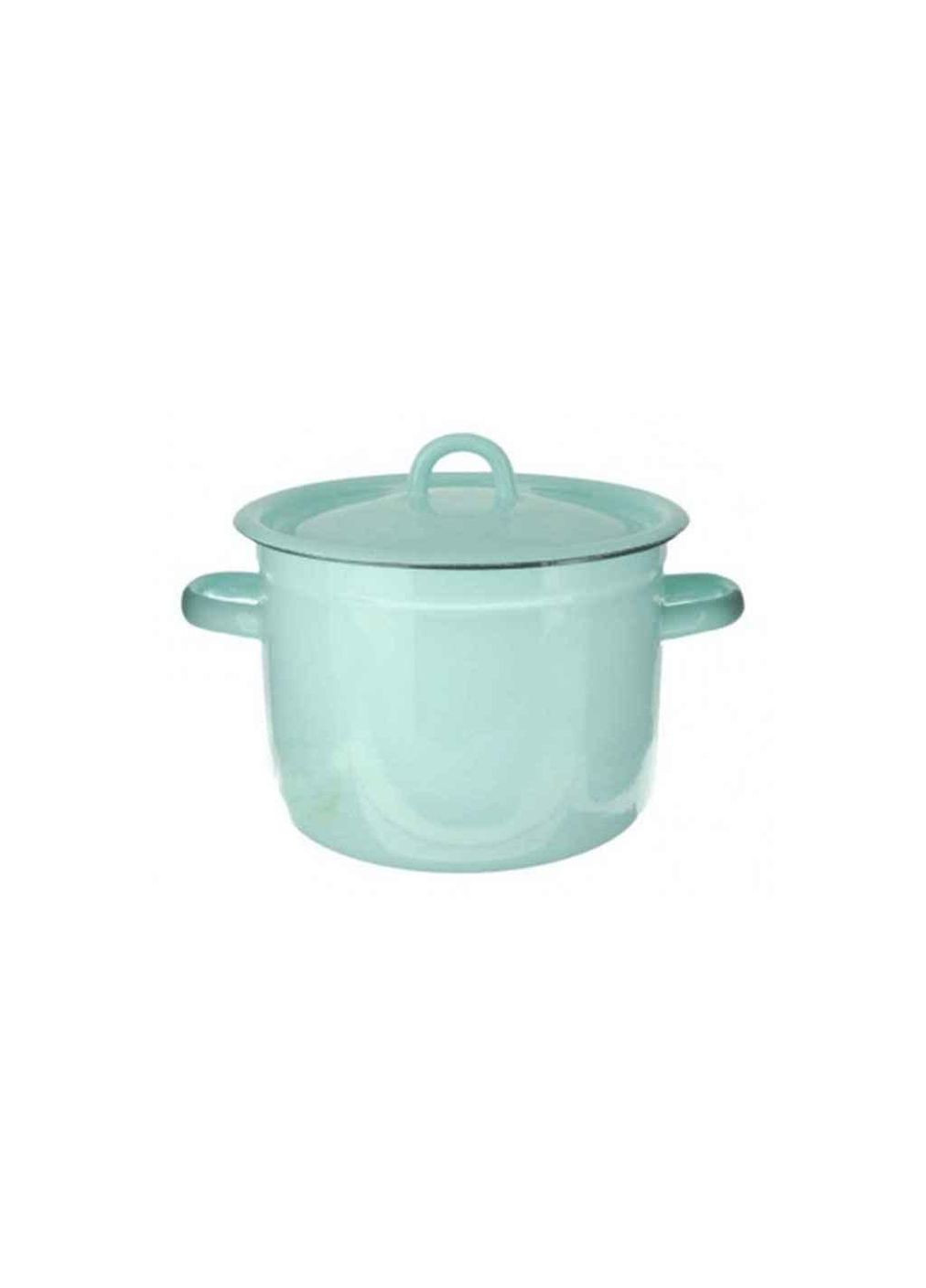 Каструля емальована 3л /4 циліндрична М’ятна прохолода (І16121/4) ТМ Idilia (304759117)