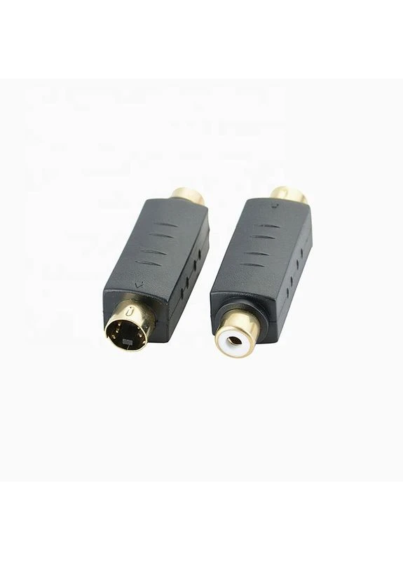Перехідник відео SVideo 4p RCA M/F (тато/мама) Shielded Lucom (370888492)