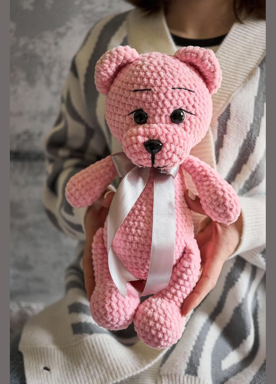 Набор для вязания мишки (розовый, 35 см) Hand Made (302317145)