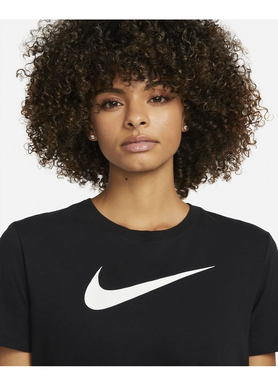 Футболка Dri-Fit Swoosh Wot-Shirt Black FD2884-010 Nike - (399376164)