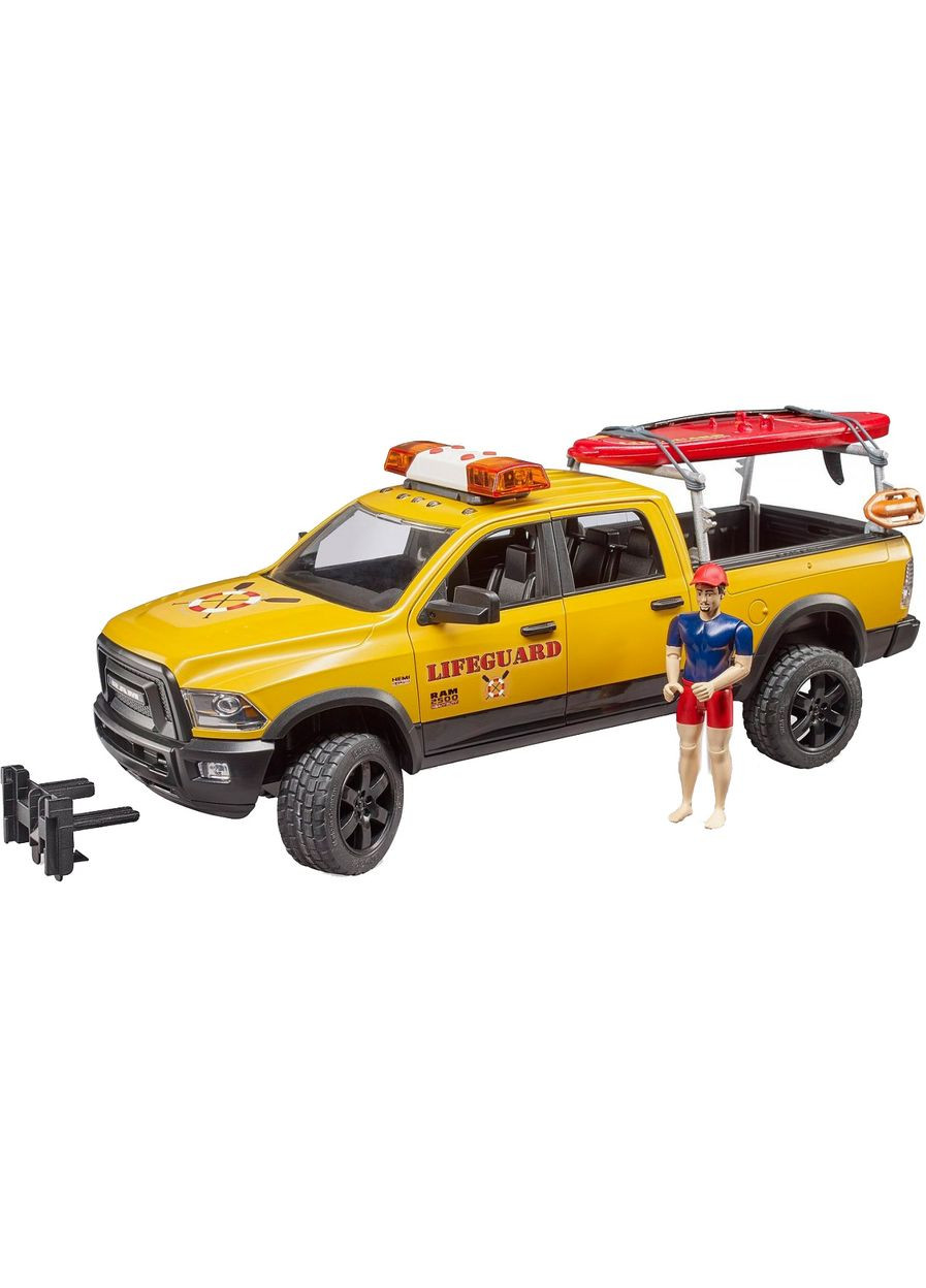 Набор джип водных спасателей RAM 2500 Power с фигуркой () Bruder 02506 (342715053)